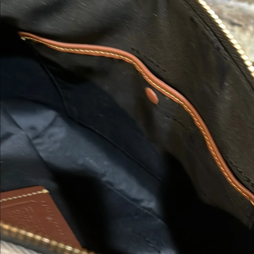 COACH EUC Jacquard Elise Satchel BAG